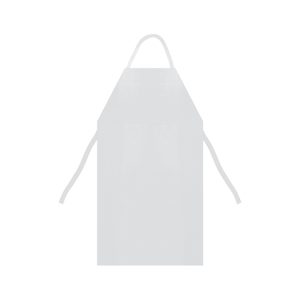 AVENTAL DE PVC FORRADO BRANCO 1,20 X 0,70 TIRAS SOLDADASCA 21075